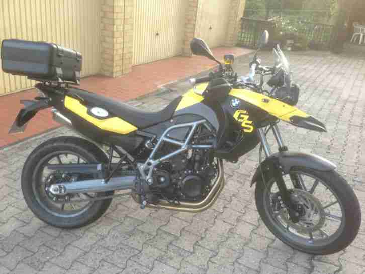 F 650 GS, BJ 2011, schwarz-gelb, 71 PS