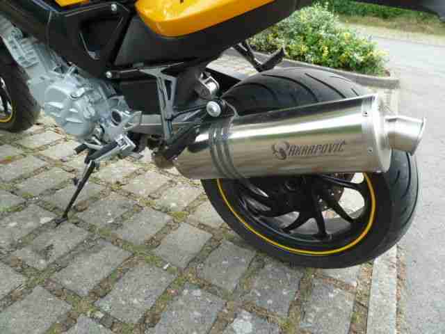 F 800 S, EZ/07, TÜV 05/18 23147km, BC, Akrapovic Auspuff, Wunderlich Windschild