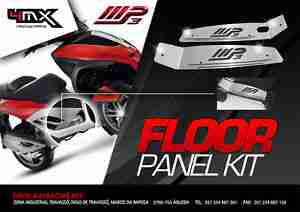 FLOOR PANEL KIT INOX PIAGGIO MP3