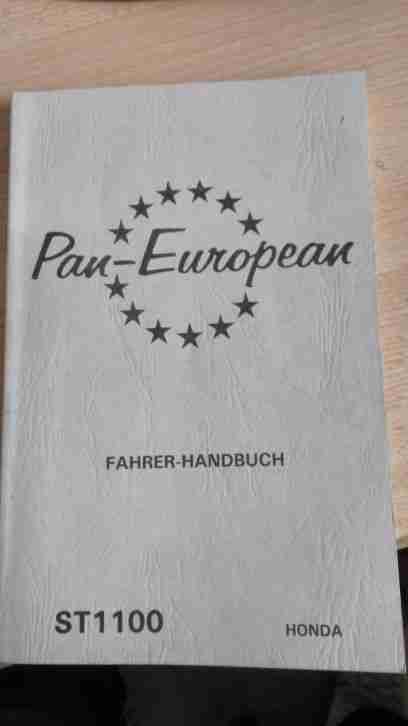 Fahrer Handbuch Pan European ST1100