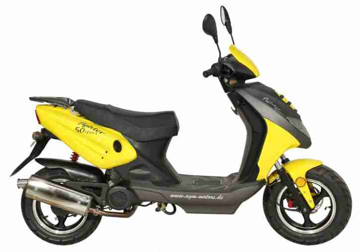 Fighter 50 Mofa Moped Roller 50ccm Scooter 45 km/h 2T Motorroller Scooter Mokick