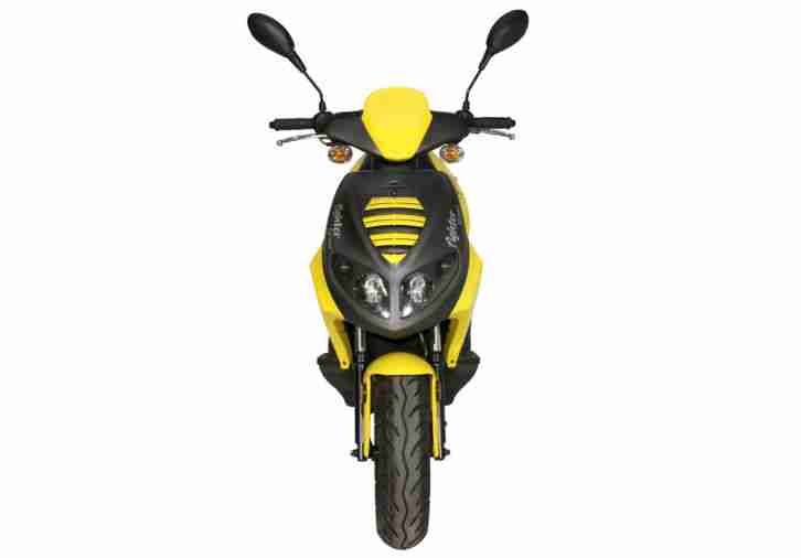 Fighter 50 Moped Roller 50ccm Scooter 45 km/h 2T Motorroller Scooter Mokick Shop