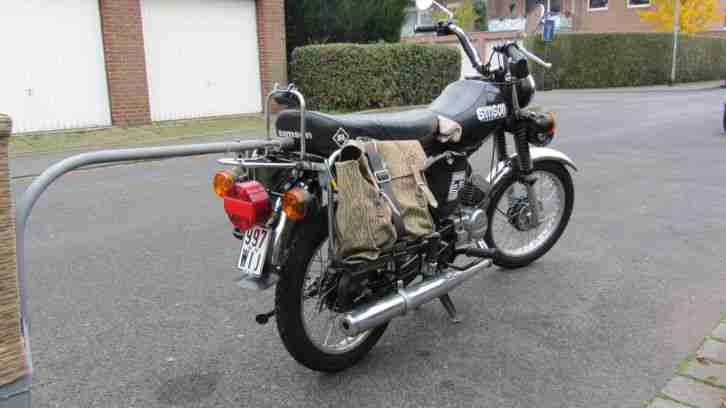 *GESPANN* SIMSON S51 LIEBHABERSTÜCK BJ.1987 NEUAUFBAU / 2010 im NVA TARNLOOCK