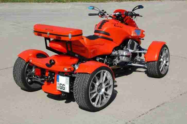 GG-Quad mit BMW Boxermotor, 1200 ccm, 98 PS, NP. ca. 48.000,-€, SELTEN