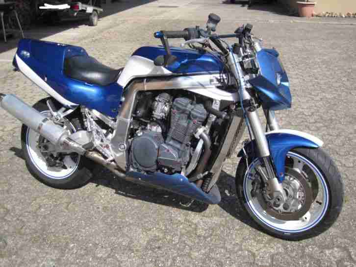 GSX R 1100 W Streetfighter mit diversen Eintragungen und Extras, Schüle Anlage