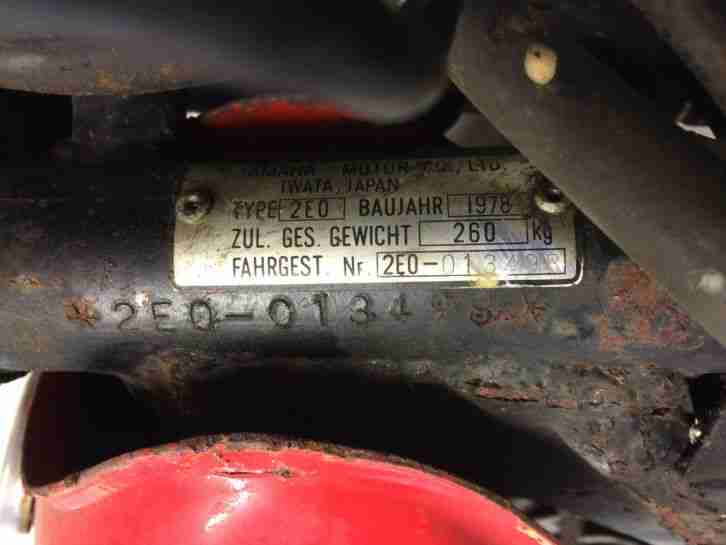 Garagenfund Yamaha RD 50 Bj. 1978
