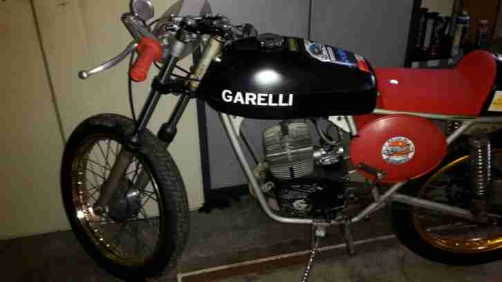 Garelli Cafe Racer 50ccm 5 gang 8,5 PS Rennsemml 1/8 Meile Rekord KL5 V Renner