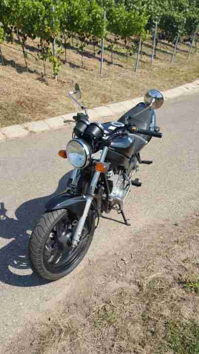 Gepflegte Suzuki GS 500, gedrosselt auf 25kW, wenig KM, schwarz