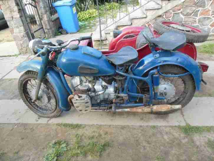 Gespann Dnepr K-750 mit DOKUMENTE, BJ 1964, 100% komplett Ural, M-72