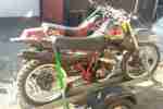 Gespann Yamaha 350, Cross 250 R,