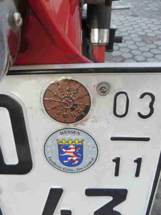 Gilera 175 Sport, 4-Takt, Bj 1958, rot, TÜV 04/2016, Oldtimer