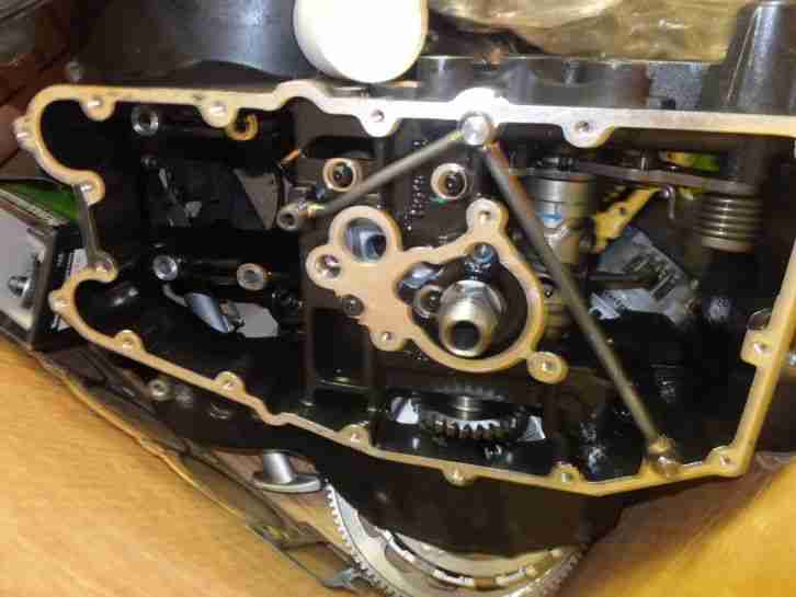 Grüne Triumph Speed Triple T509, Motorschaden