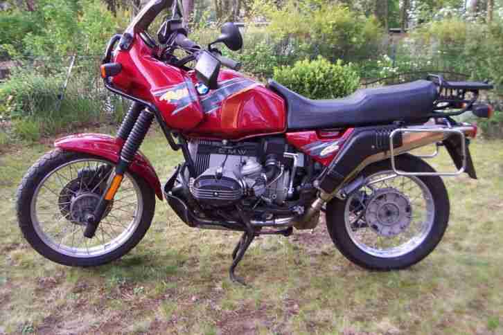 Gut gepflegte BMW R100 GS aus 2.Hand Bj.6/93 mit Extras Typ 247 E
