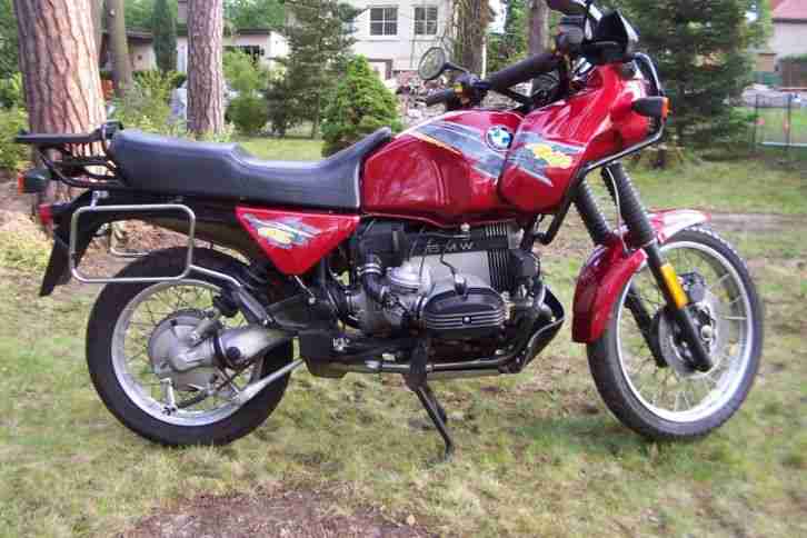 Gut gepflegte BMW R100 GS aus 2.Hand Bj.6/93 mit Extras Typ 247 E