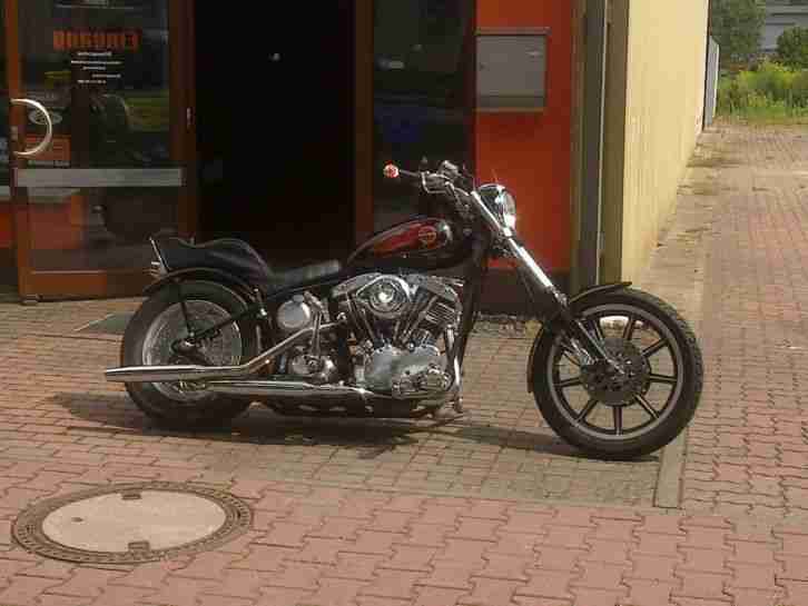 HARLEY DAVIDSON Bj 81 JAMMER RIGID FRAME EARLY SHOVEL S&S CHOPPER DEUTSCHER TÜV