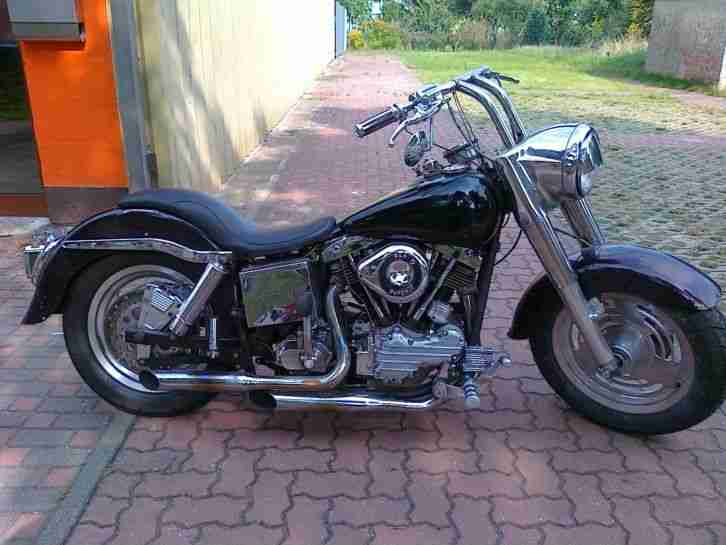 HARLEY DAVIDSON EARLY SHOVEL COSTUM PROJECT MIT PERFORMANCE PARTS