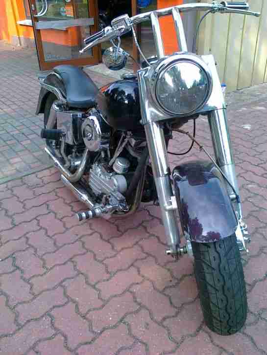 HARLEY DAVIDSON EARLY SHOVEL COSTUM PROJECT MIT PERFORMANCE PARTS