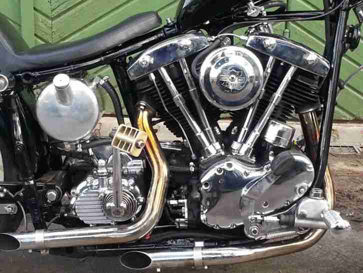 HARLEY DAVIDSON EARLY SHOVEL FRISCO STYLE Bj 1969 UNIKAT