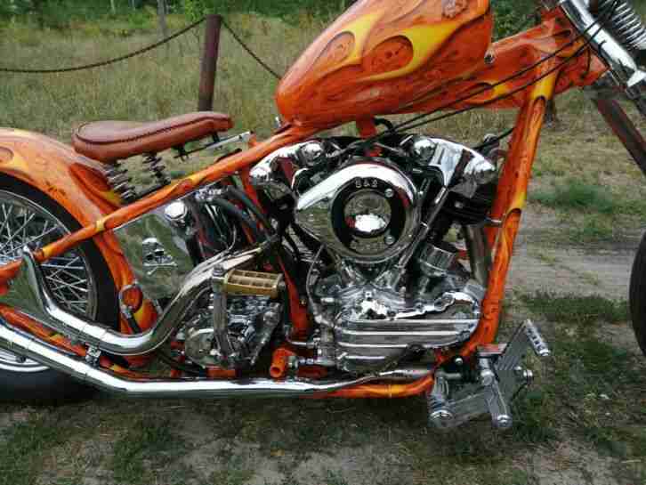 HARLEY DAVIDSON EL KNUCKLEHEAD CHOPPER Bj. 1937 mit TÜV