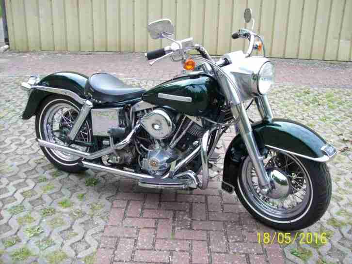 HARLEY DAVIDSON ELECTRA GLIDE FLH 1200 BOBBER Bj 1972 Real Classic Bike