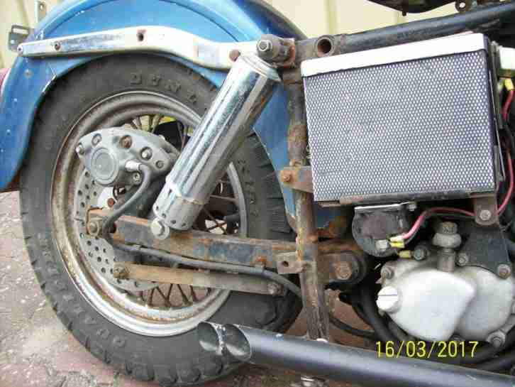 HARLEY DAVIDSON FLH 1200 SHOVELHEAD POLICE SPECIAL BAUJAHR 1976 GARAGENFUND