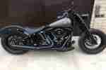 HARLEY DAVIDSON FLS Slim Softail Schwarz Grau