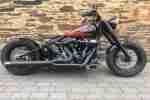 HARLEY DAVIDSON FLS Slim Softail Schwarz Rot