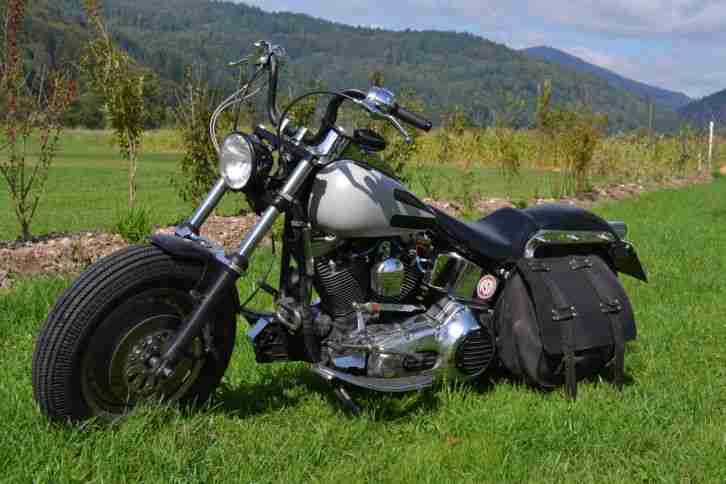 HARLEY-DAVIDSON HERITAGE BOBBER OLDSCOOL SCALLOP HOT ROD UMBAU !!!!!!!!!!!