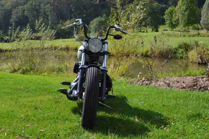 HARLEY-DAVIDSON HERITAGE BOBBER OLDSCOOL SCALLOP HOT ROD UMBAU !!!!!!!!!!!