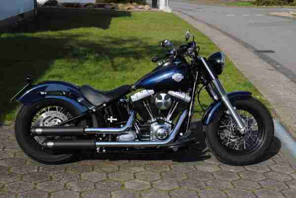 HARLEY DAVIDSON Softail Slim FLS * Penzl * sehr tief * breites Hinterrad