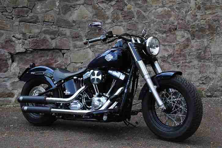 HARLEY DAVIDSON Softail Slim FLS * Penzl * sehr tief * breites Hinterrad