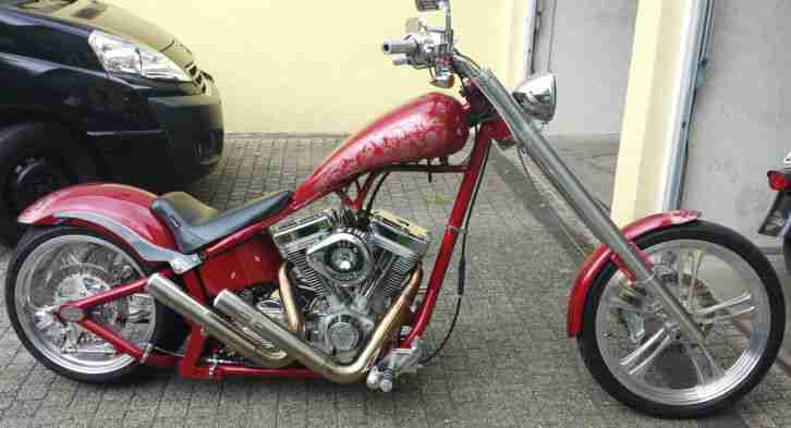 HARLEY HIGH NECK BIG DOG K9 STYLE CUSTOM BIKE