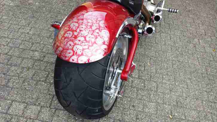 HARLEY HIGH NECK BIG DOG K9 STYLE CUSTOM BIKE CHOPPER EZ2016