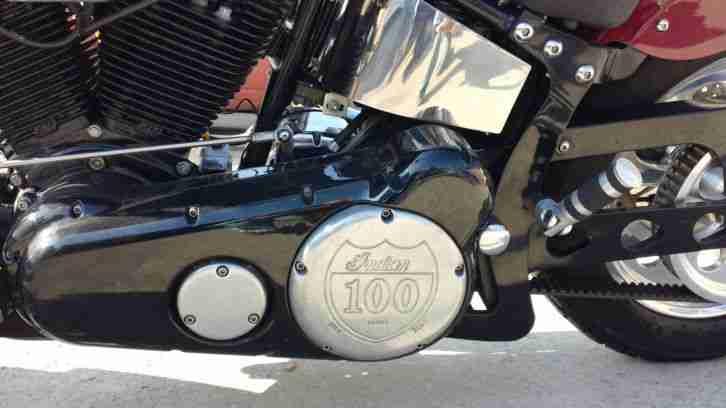 HARLEY STYLE INDIAN SCOUT SOFTAIL 100J ANNIVERSARY- ERST BESITZ-15000km