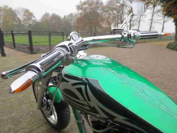 HD Custom Bike Ghettoblaster 1700cc Revtech, 6-Gang 300-er H-Reifen 2004