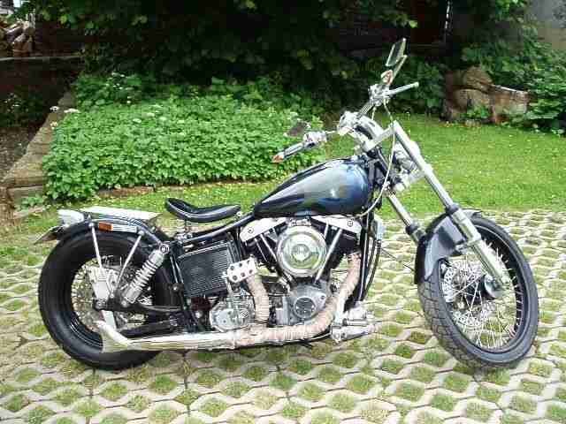 HD Wide Glide,Late Shovel,Handschaltung