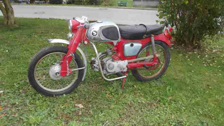 HONDA 50 SUPER SPORT C 110 BJ 62 MIT PAPIEREN MOPED SEIT 50 JAHREN EINGELAGERT