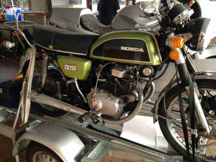 HONDA "CB 200", Baujahr 1975, 13 KW ca.10.000 km