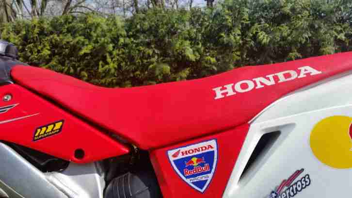 HONDA CRF250R 4 TAKTER TOP ZUSTAND RED BULL CROSS VOLLCROSS CRF 250 R