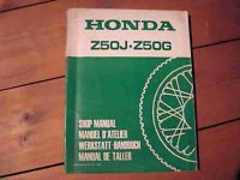 HONDA MONKEY Z50J Werkstatt - Handbuch