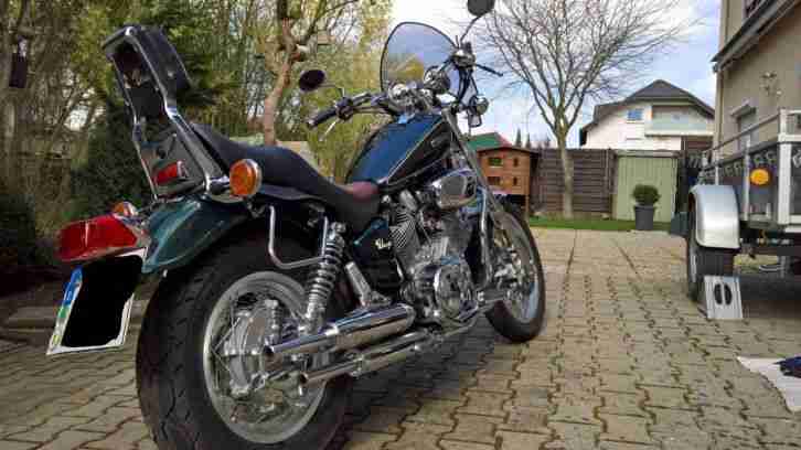 Hallo Frühling - Motorrad Yamaha XV750-4fy Virago