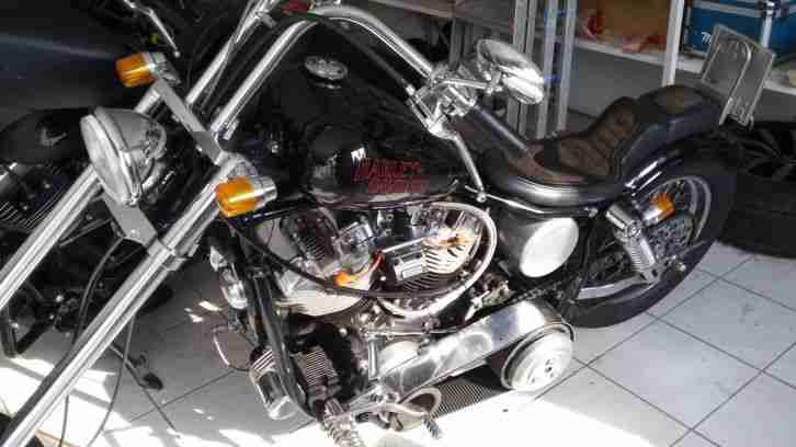 Halrey Davidson FXWG Shovelhead Schwedenchopper