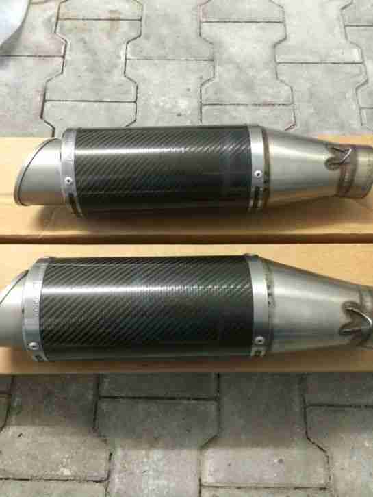 Handgemachte Endtöpfe Ducati Streetfighter