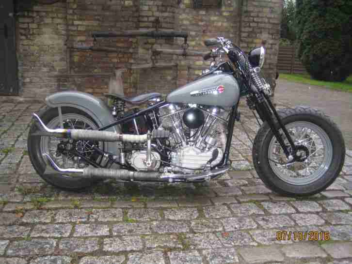 Harley 1955er Panhead Neuzustand