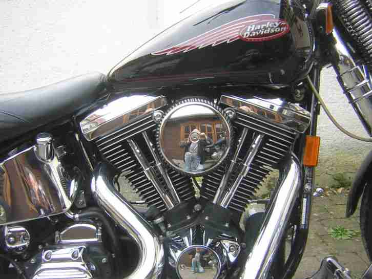 Harley 99er EVO Softail Springer FXSTS 18300km TÜV 4/2016 KD neu Bobber Chopper