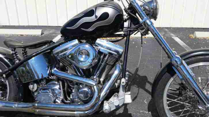 Harley Custom Bike Starrahmen Winterprojekt!