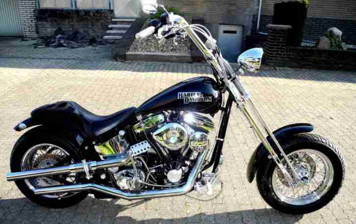 Harley Custombike Black Stainless Steel