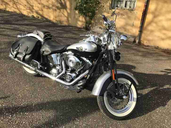 Harley Davidson 2003er Heritage Springer Jubiläumsmodell Sammlerzustand FLSTSI