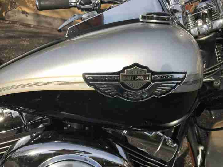 Harley Davidson 2003er Heritage Springer Jubiläumsmodell Sammlerzustand FLSTSI