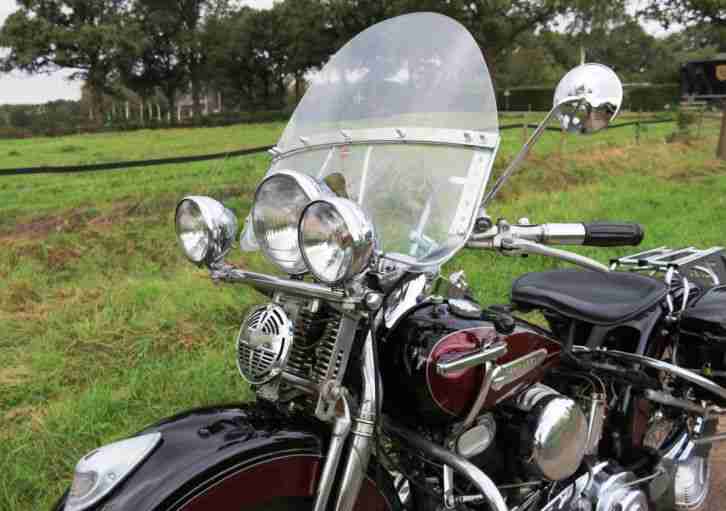 Harley Davidson 750cc WL 1947 superschön restauriert viele hd accecoires